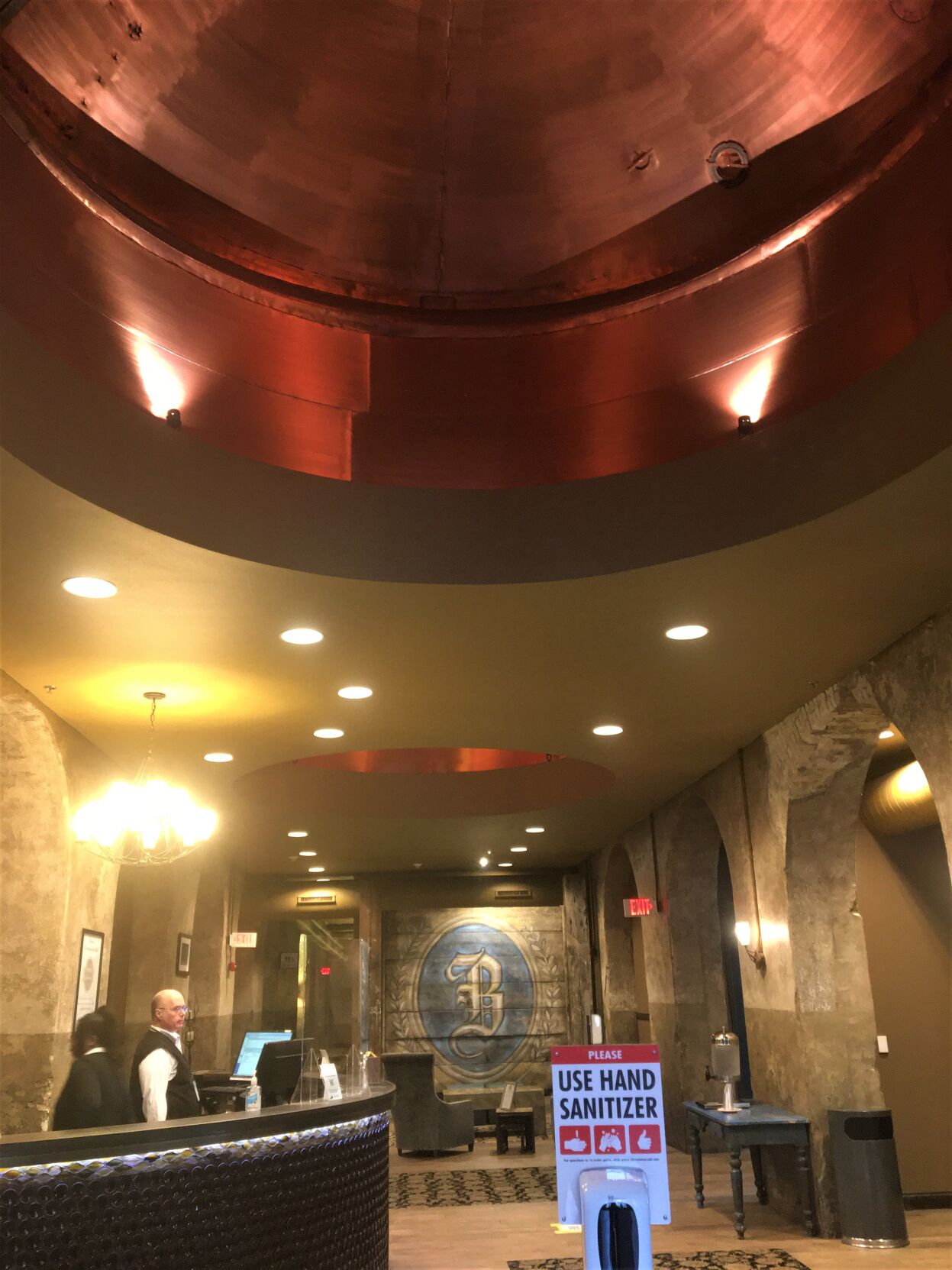 Brewhouse Inn and Suites lobby at the former Pabst Brewing Co. Brew House, 1215 N. 10th St., Milwaukee